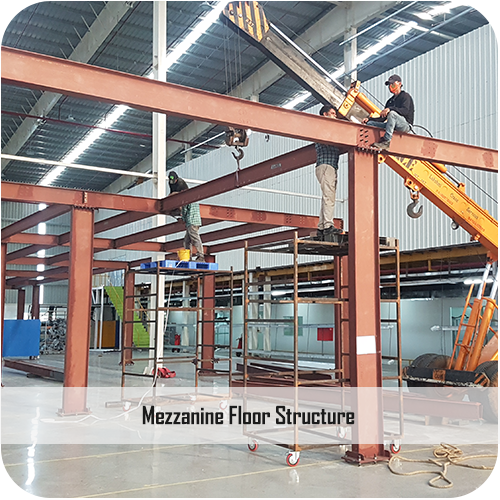 Mezzanine Floor Structure Works
