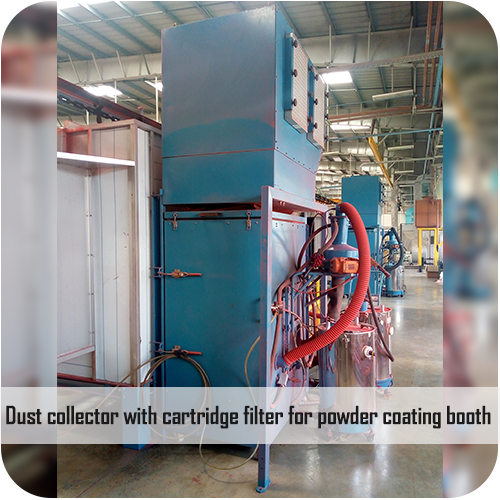 Powder dust collecting systems 